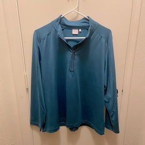 PING Sensorcool Long Sleeve Quarter-Zip in Teal